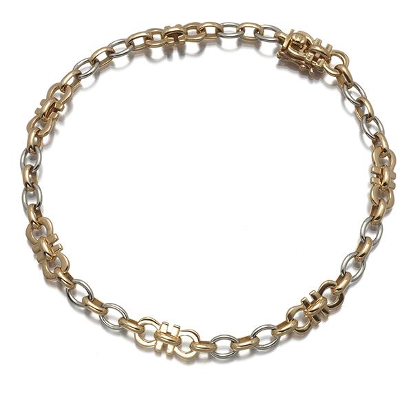 Cartier レア品 カルティエ ブレスレット チェーン コンビカラー