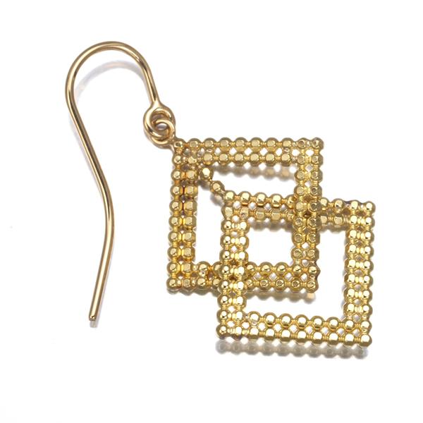 TIFFANY&Co.（ティファニー） ピアス スクエア 揺れる フック 片耳