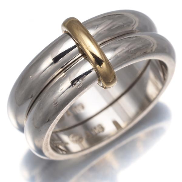 超美品 ジョージジェンセン 指輪 リング シルバー 9号 11-25110751 Georg Jensen（ジョージ ジェンセン） リング A119 10号 シルバー 925