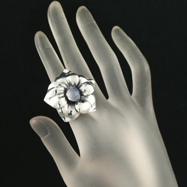 Georg Jensen ジョージジェンセン リング ムーンストーン リング 