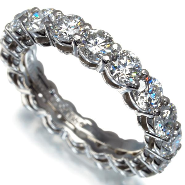 ティファニー フォーエバー クラシックバンド ダイヤ リング 750 YG 8号 TIFFANY&Co.（ティファニー） リング ダイヤ ダイヤモンド