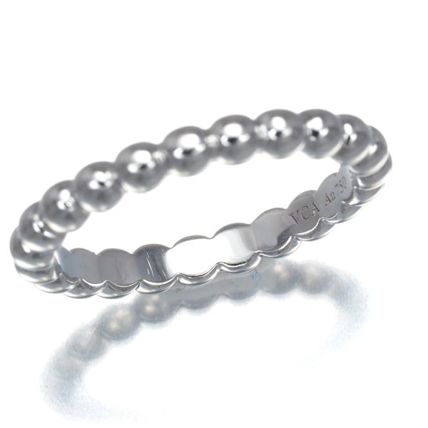 ヴァンクリーフ＆アーペル リング ペルレ ミディアム 51号 K18WG  