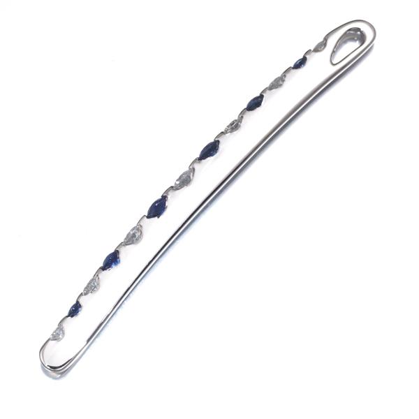 ダイヤ ダイヤモンド 0.40ct サファイア 0.43ct ペンダントトップ