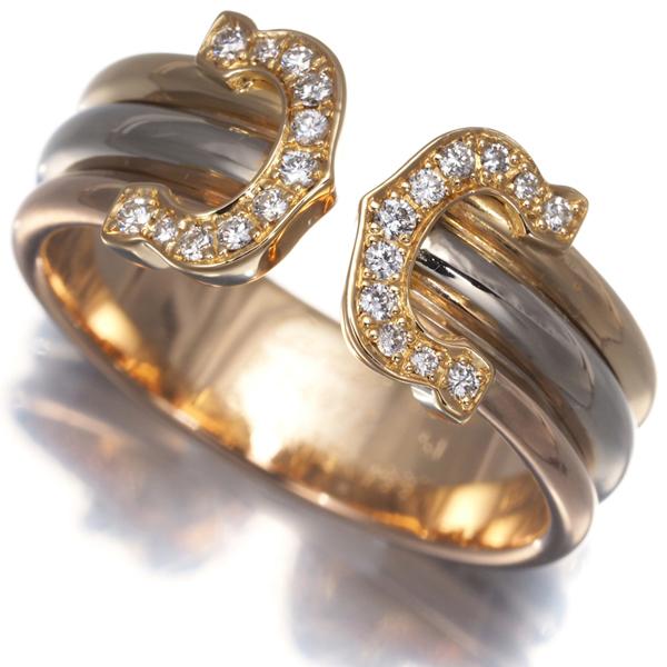 Cartier（カルティエ） リング ダイヤ ダイヤモンド 2C ドゥーブルC C2