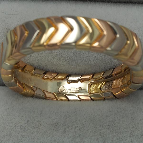 Cartier カルティエ リング スリーカラー 55号 K18YG/WG/PG 指輪 BLJ