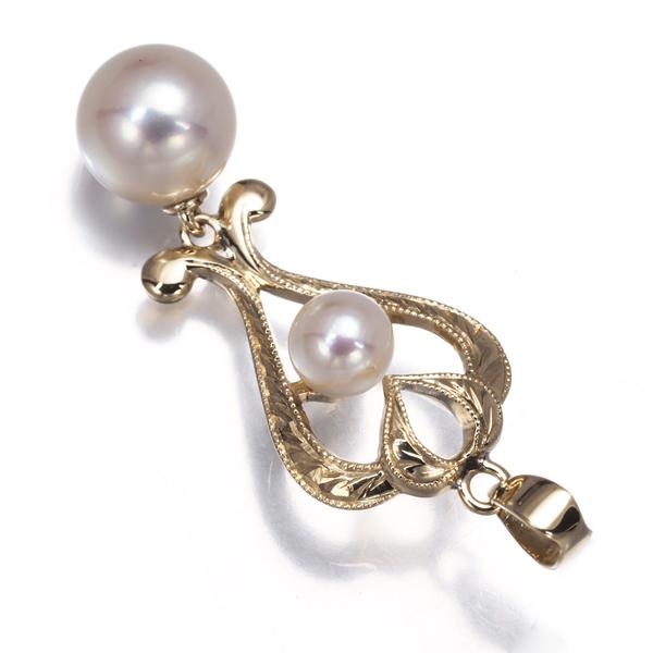 MIKIMOTO ミキモト マベパール 真珠 イヤリング K14YG レディース  