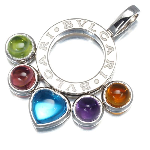 ブルガリ アレグラ ペンダントトップ トパーズ アメジスト ペリドット トルマリン マルチカラー K18WGBLJ 大幅値下げ品 | BVLGARI | 04