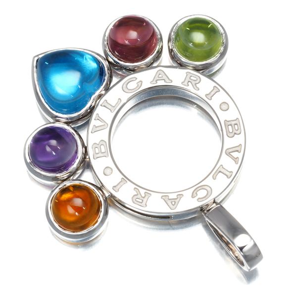 ブルガリ アレグラ ペンダントトップ トパーズ アメジスト ペリドット トルマリン マルチカラー K18WGBLJ 大幅値下げ品 | BVLGARI | 01