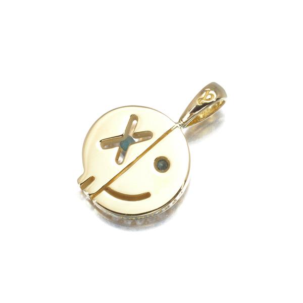 EYEFUNNY（アイファニー） ペンダントトップ クリア&ブルーダイヤ