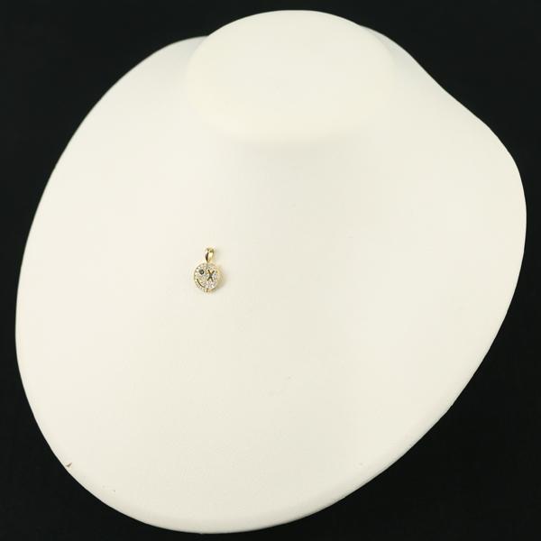 EYEFUNNY（アイファニー） ペンダントトップ クリア&ブルーダイヤ