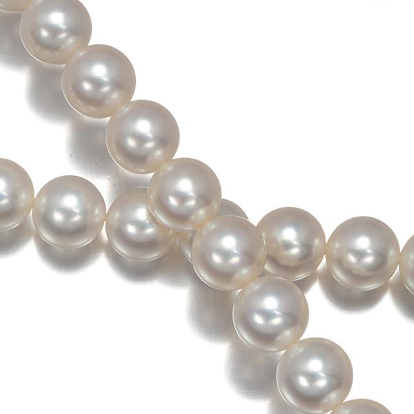 MIKIMOTO（ミキモト） ネックレス パール 真珠 7.0-7.5mm シルバー BLJ