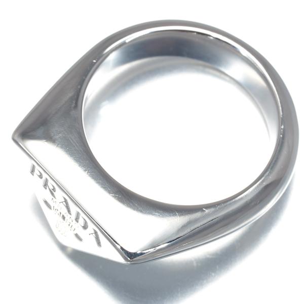 PRADA（プラダ） リング トライアングル ロゴ 15号 シルバー 925 指輪