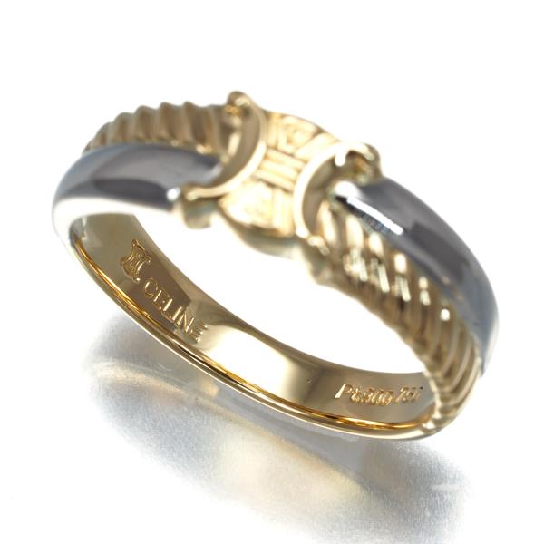 セリーヌ　リング　マカダム　10号　pt900 CELINE セリーヌ マカダム ダイヤモンド リング・指輪 プラチナ