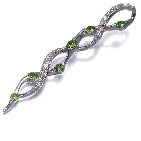 デマントイドガーネット 0.55ct ダイヤ ダイヤモンド 0.25ct 