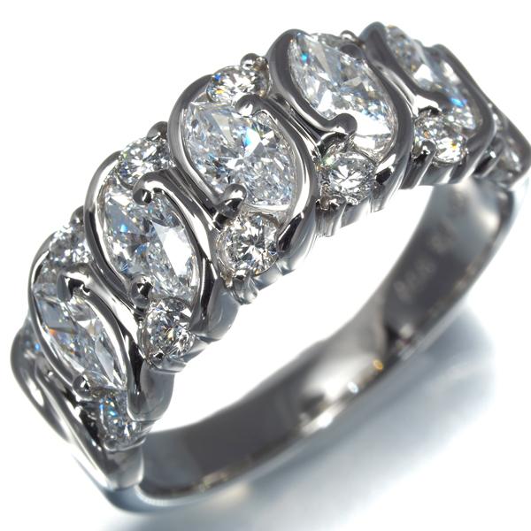 MIKIMOTO ミキモト リング ダイヤ ダイヤモンド 1.08ct 2種カット 11号  