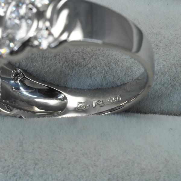 MIKIMOTO ミキモト リング ダイヤ ダイヤモンド 1.08ct 2種カット 11号  