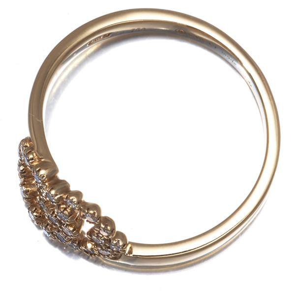 GUCCI グッチ リング ダイヤ ダイヤモンド GGランニング 11号 K18YG  