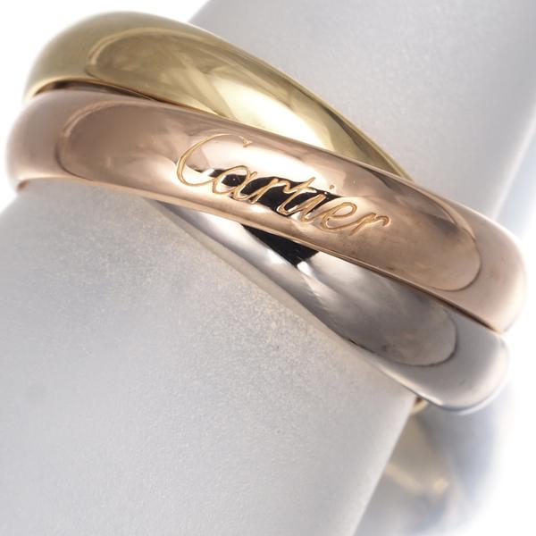 Cartier カルティエ トリニティリング スリーカラー クラシック 51号  