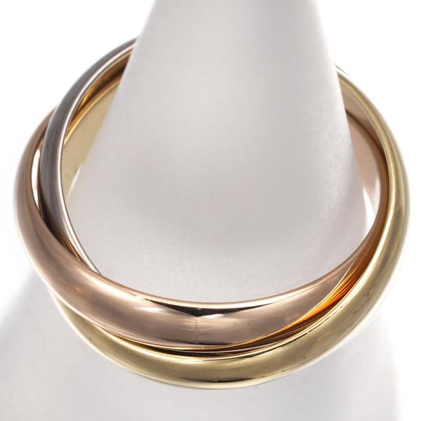 Cartier カルティエ トリニティリング スリーカラー クラシック 51号  