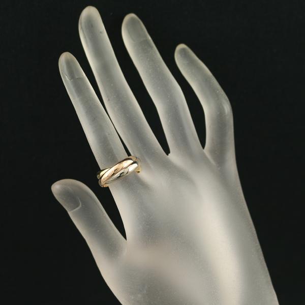 Cartier カルティエ トリニティリング スリーカラー クラシック 51号  