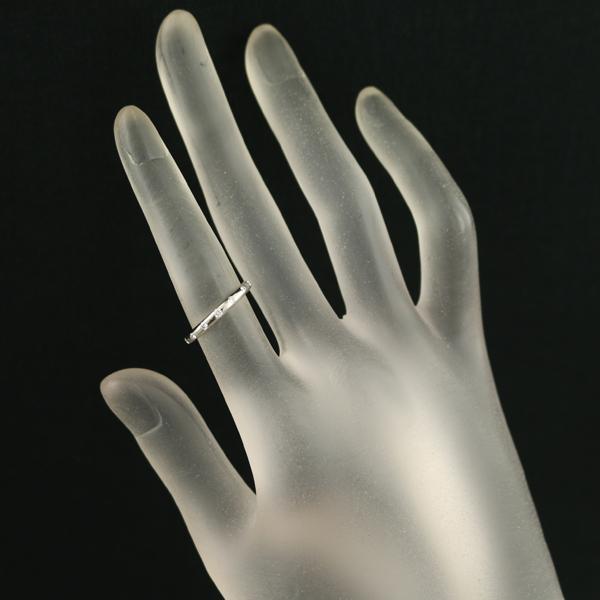 新品同様 ブルガリ ダイヤ7石 Pt フェディリング 6.5号 新仕上げ済み BVLGARI ブルガリ リング ダイヤ ダイヤモンド フェディ 7P 6.5