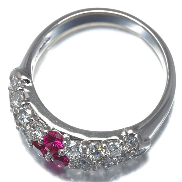 KYOCERA（京セラ） クレサンベール リング 再結晶ルビー 0.40ct ダイヤ