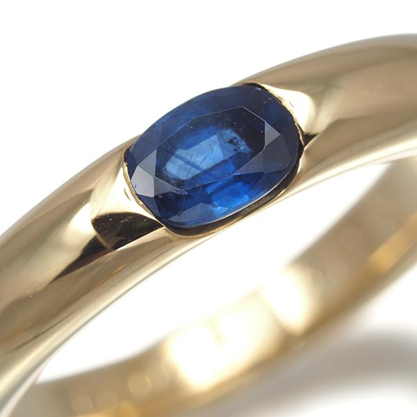 Cartier（カルティエ） リング サファイア エリプス 53号 K18YG 指輪