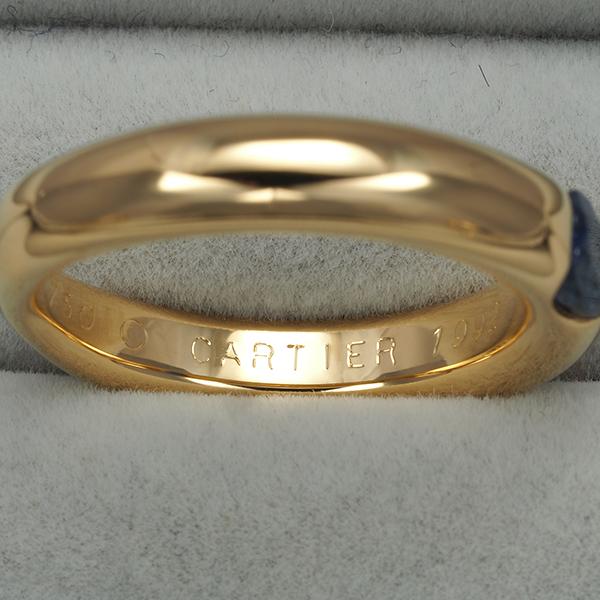 Cartier（カルティエ） リング サファイア エリプス 53号 K18YG 指輪