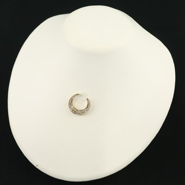 GSTV ペンダントトップ ダイヤ ダイヤモンド 0.74ct ムーン バゲット