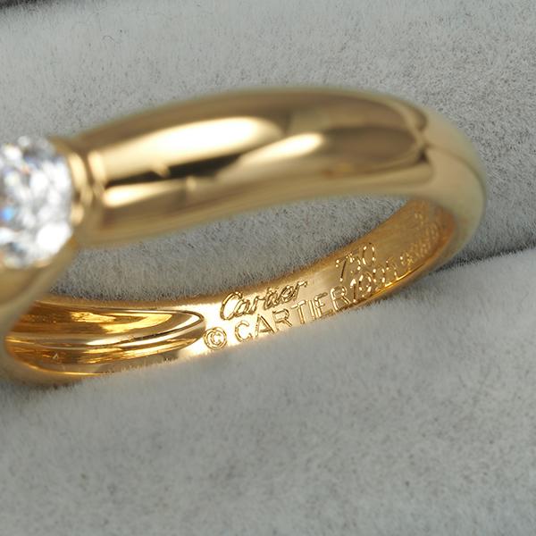 Cartier カルティエ リング ダイヤ ダイヤモンド 0.30ct シェリー 51号  