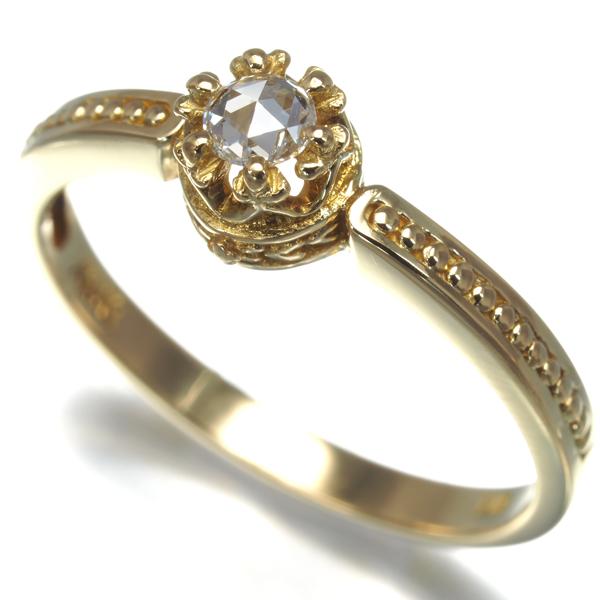 AHKAH（アーカー） リング ローズカットダイヤ ダイヤモンド ローズ