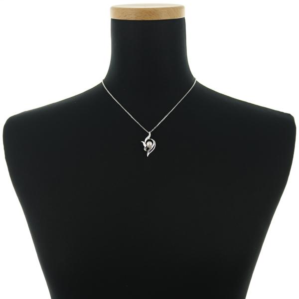 ミキモト ネックレスsilver MIKIMOTO ミキモト ネックレス パール 真珠