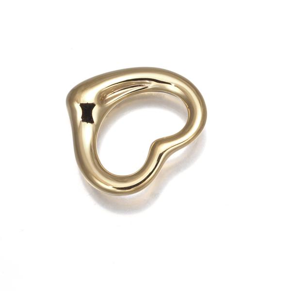 【美品】TIFFANY &Co.オープンハートペンダントトップK18YG 4g ティファニー TIFFANY&Co. オープンハート ペンダントトップ 18