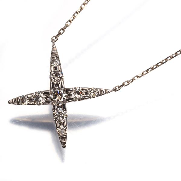 カシケイ　ネイキッド　0.45ctネックレス　K18 カシケイ ネックレス ダイヤ ダイヤモンド 0.45ct ネイキッド K18BG