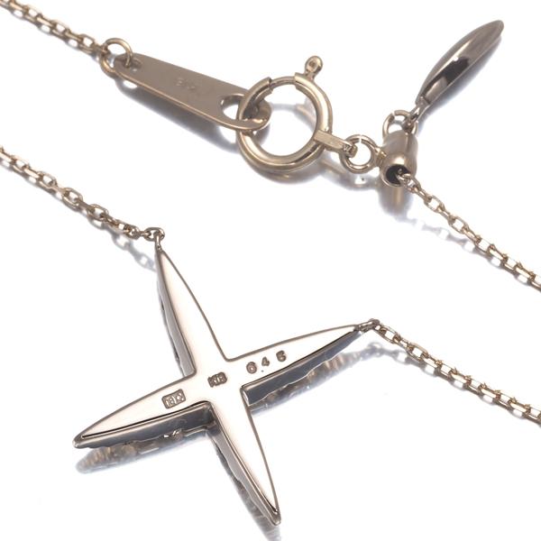 カシケイ ネックレス ダイヤ ダイヤモンド 0.45ct ネイキッド K18BG