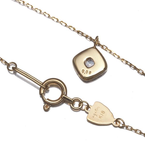 agete（アガット） ネックレス ローズカットダイヤ ダイヤモンド 0.06