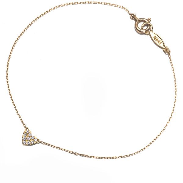 AHKAH アーカー ブレスレット ダイヤ ダイヤモンド 0.05ct ハート