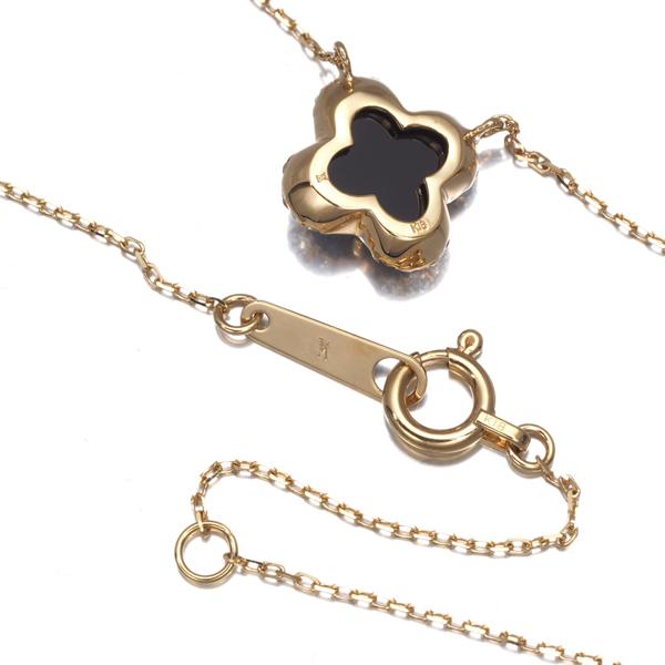 美品　VENDOME ヴァンドーム　K18 ネックレス　総重量3.52g　男女 VENDOME ヴァンドーム ネックレス オニキス ダイヤ ダイヤモンド