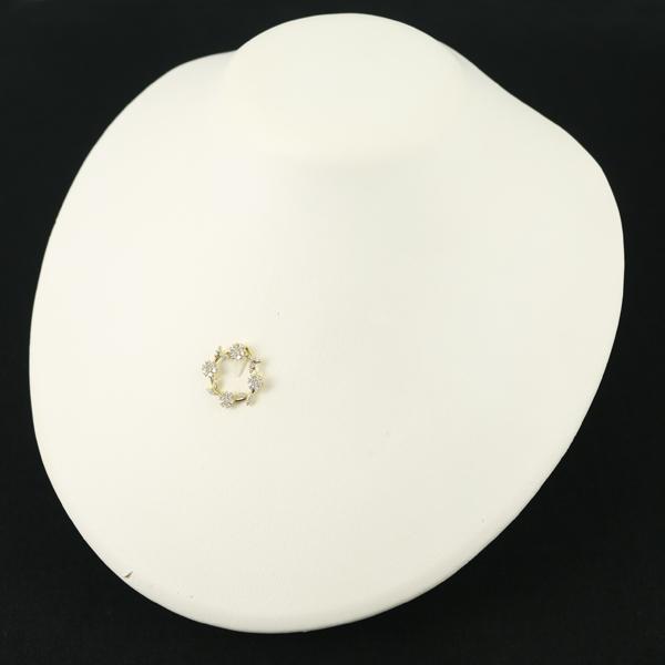 ダイヤ ダイヤモンド 0.50ct フラワー サークル ペンダントトップ