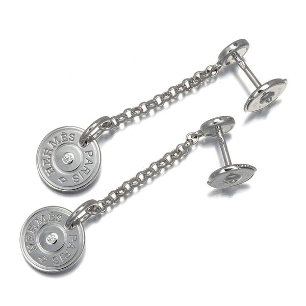 HERMES（エルメス） ピアス ダイヤ ダイヤモンド セリエ クルードセル