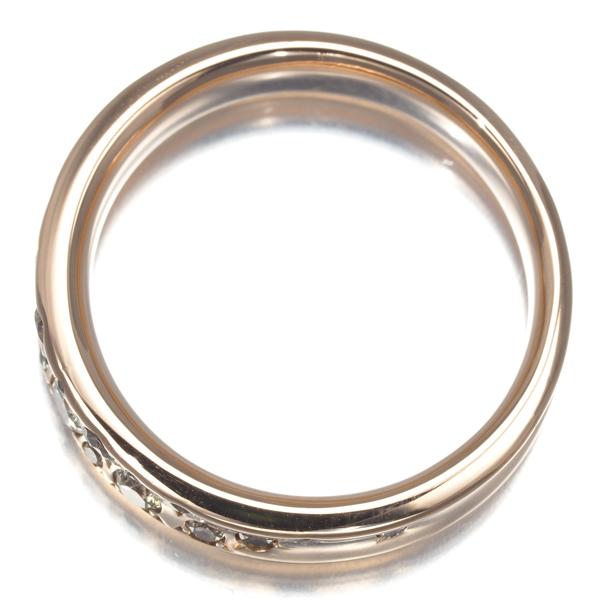 カシケイ リング ダイヤ ダイヤモンド 0.62ct メランジェ 18号 K18PG  