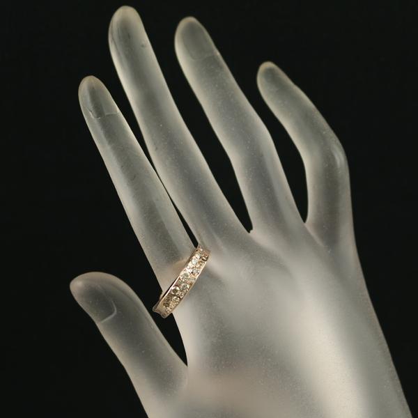 カシケイ リング ダイヤ ダイヤモンド 0.62ct メランジェ 18号 K18PG  