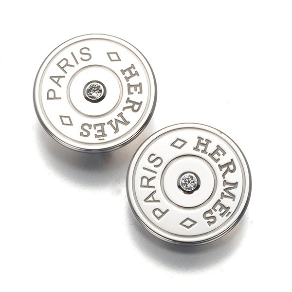 HERMES（エルメス） ピアス ダイヤ ダイヤモンド セリエ クルードセル