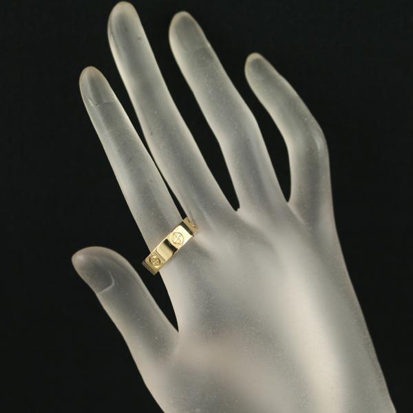 カルテイエ ラブリング カルティエ ラブ リング 指輪 8.5号 18金 K18イエローゴールド