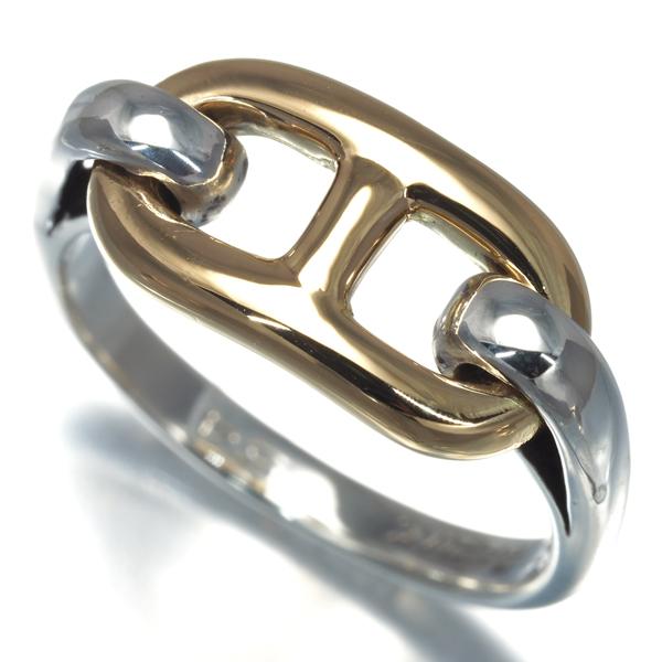 HERMES（エルメス） リング シェーヌダンクル 54号 K18YG/シルバー 925