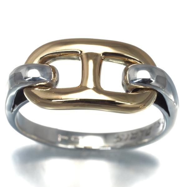 HERMES（エルメス） リング シェーヌダンクル 54号 K18YG/シルバー 925