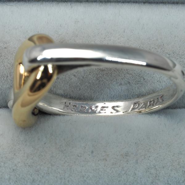 HERMES（エルメス） リング シェーヌダンクル 54号 K18YG/シルバー 925