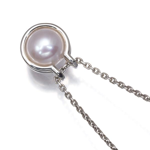 Tiffany & Co. パールネックレス ティファニー ハードウェア パール ロック ネックレス シルバー、9