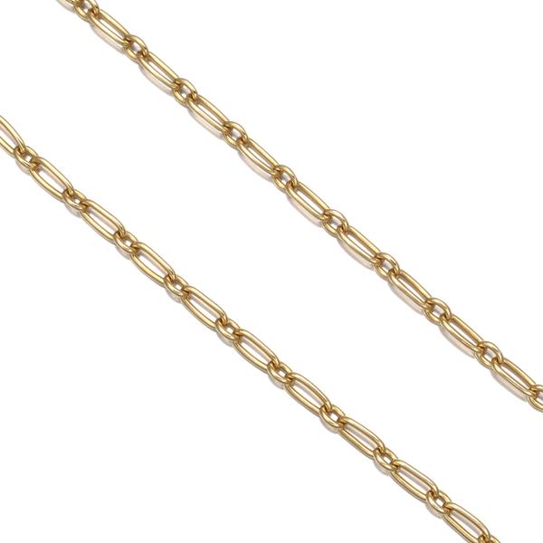 Cartier（カルティエ） チェーンネックレス リンク 45cm K18YG 修理