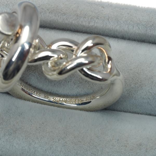 HERMES（エルメス） リング クロワゼット 55号 シルバー 925 指輪 BLJ